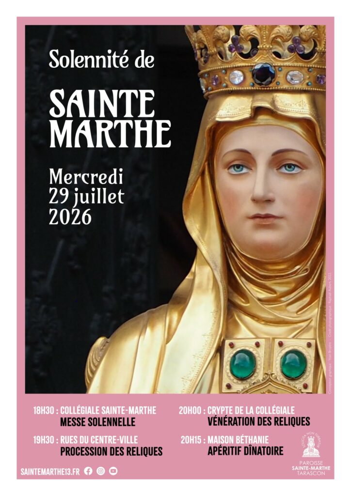 affiche solennité sainte marthe 2026